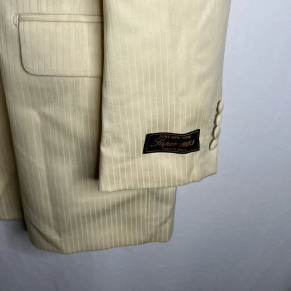 Sergio Valentino Mens Blazer Suit Size 58 Drop 6 L/ Usa 42